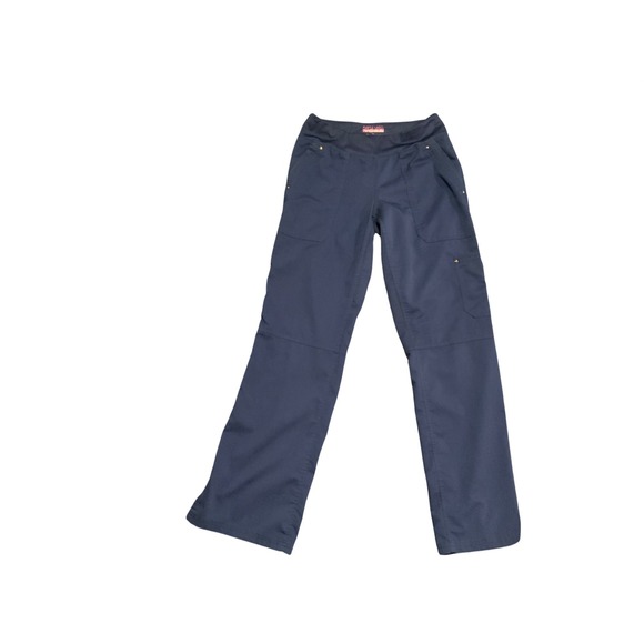 healing hands Pants - Healing Hands Purple Label Yoga Scrub Pants Navy Blue Cargo Medical XS